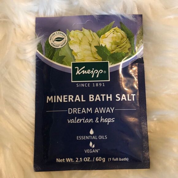 Kneipp Mineral Bath Salt Dream Away Valerian Hops 2.1 Oz New in Package - Picture 2 of 10